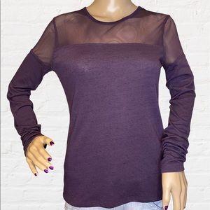 Victoria's Secret Sport VSX Mesh Panel Athletic Active Top Shirt Size Small VGC